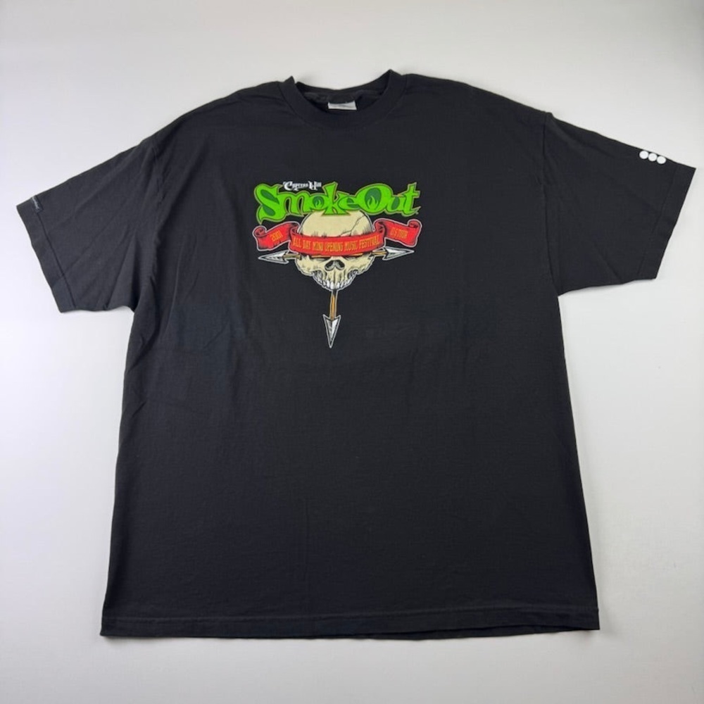 Vintage 2001 Cypress Hill Smoke Out Music Festival Tee Size XXL